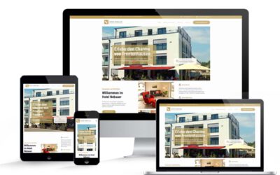 Hotelwebsite mit Online-Buchungssystem