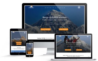Mehrsprachige Website für Schweizer Bergführer