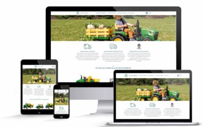 Website mit Online-Shop für Elektrofahrzeuge der Marke Peg-Perego